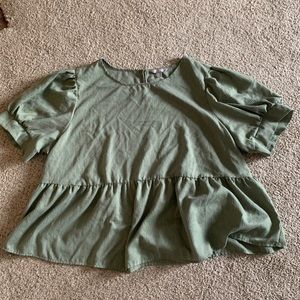 Falls Creek Peplum Top